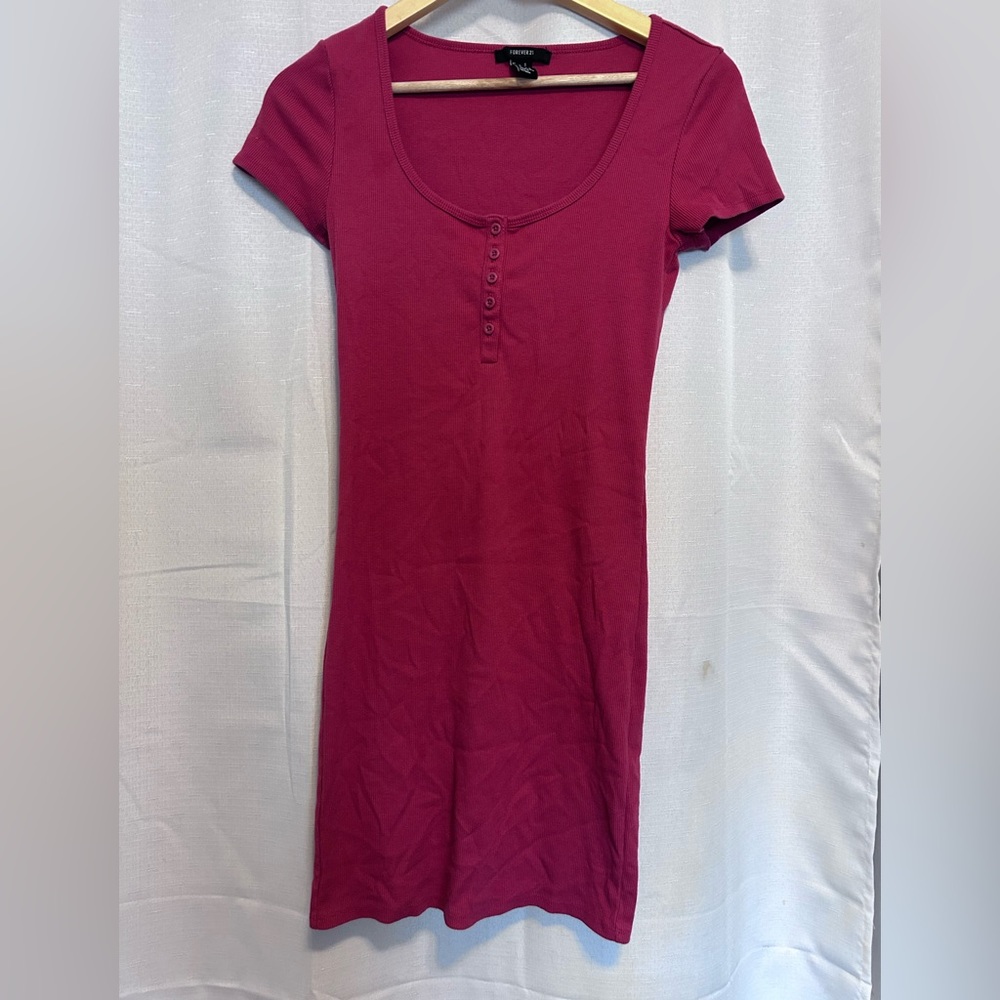 Knee length Forever 21 ribbed dress